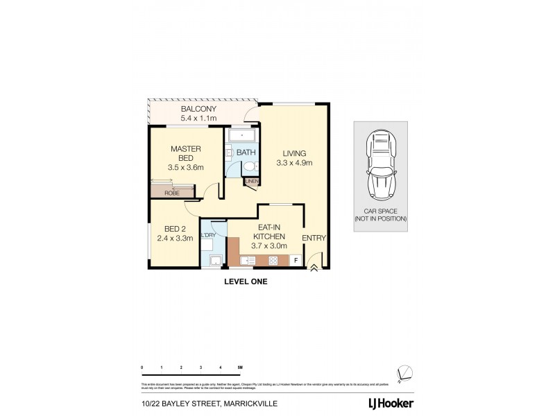 10/22 Bayley Street, Marrickville NSW 2204 Floorplan
