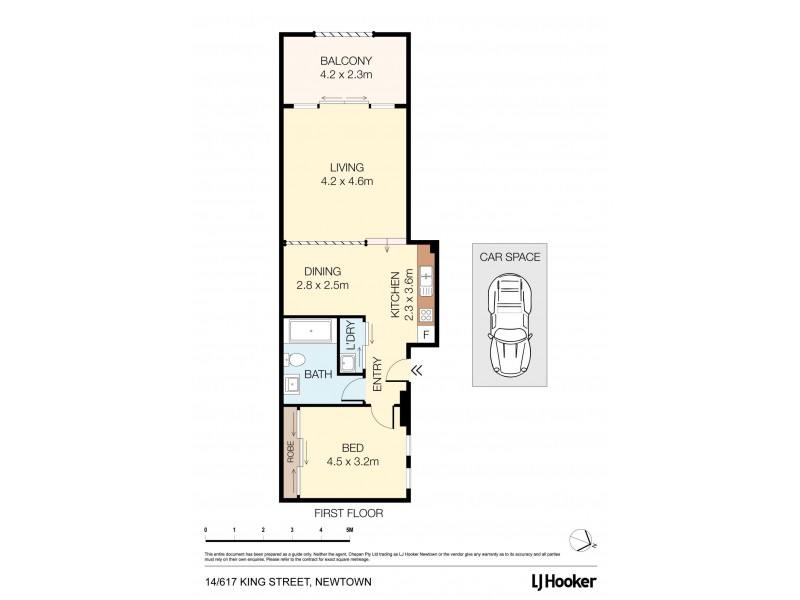 14/617-623 King Street, Newtown NSW 2042 Floorplan