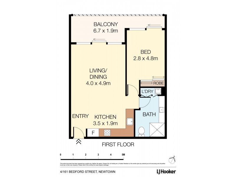 4/161 Bedford Street, Newtown NSW 2042 Floorplan