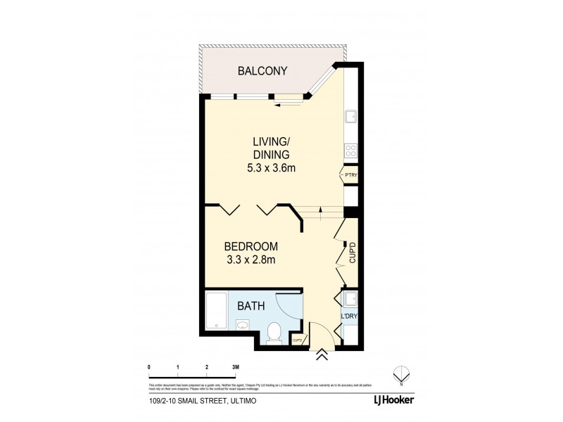 109/2-12 Smail Street, Ultimo NSW 2007 Floorplan