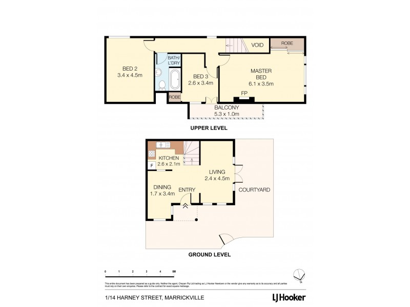 1/14 Harney Street, Marrickville NSW 2204 Floorplan