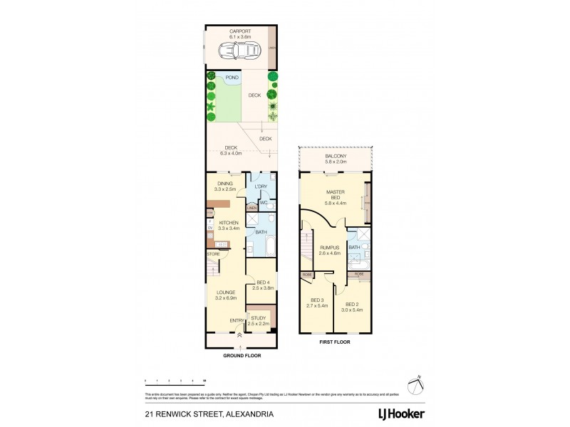 21 Renwick Street, Alexandria NSW 2015 Floorplan