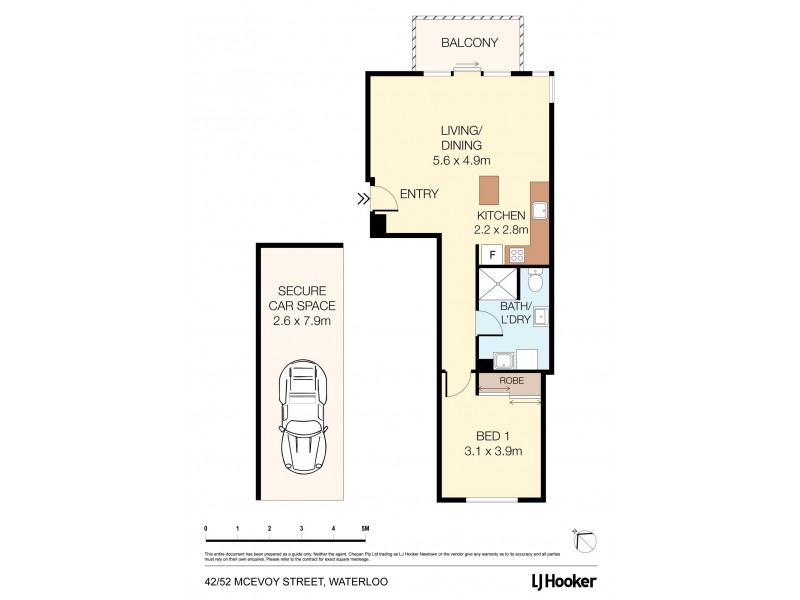 42/52-54 McEvoy Street, Waterloo NSW 2017 Floorplan