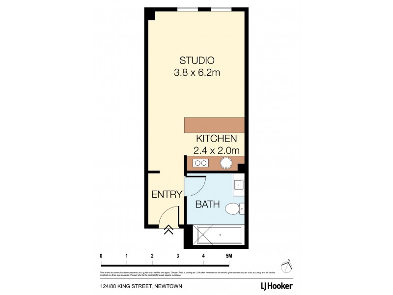124/88 King Street, Newtown NSW 2042 Floorplan