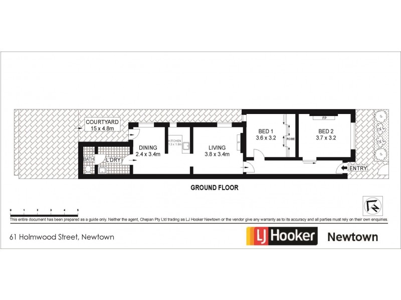 61 Holmwood Street, Newtown NSW 2042 Floorplan