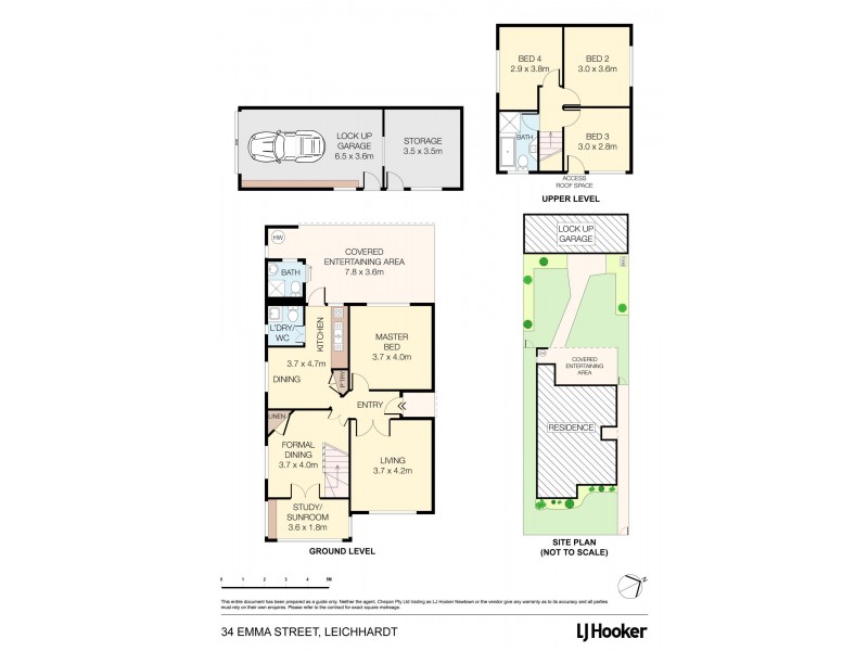 34 Emma Street, Leichhardt NSW 2040 Floorplan