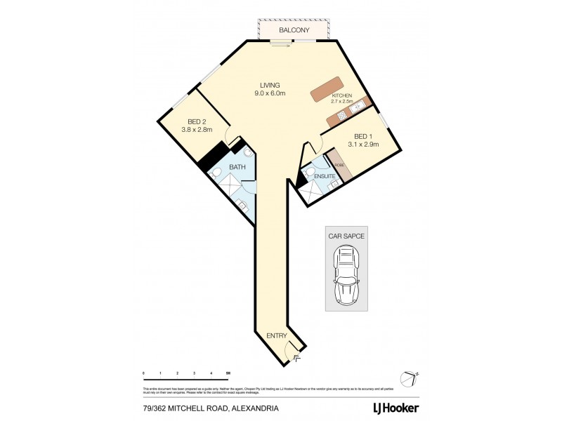 79/362 Mitchell Road, Alexandria NSW 2015 Floorplan