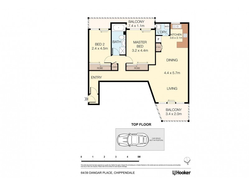 64/39 Dangar Place, Chippendale NSW 2008 Floorplan