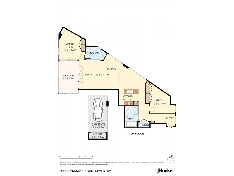 404/21 Enmore Road, Newtown NSW 2042 Floorplan