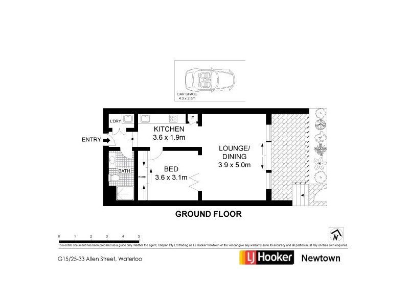 G15/25-33 Allen Street, Waterloo NSW 2017 Floorplan