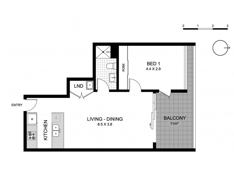 11/456 Gardeners Road, Alexandria NSW 2015 Floorplan