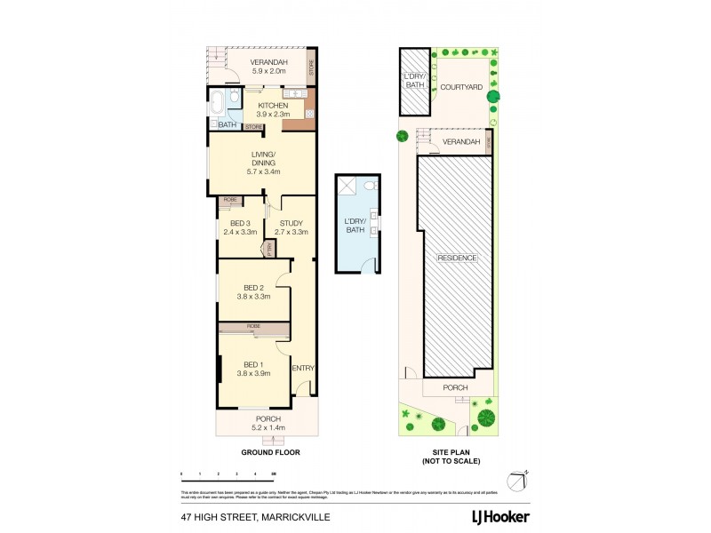 47 High Street, Marrickville NSW 2204 Floorplan