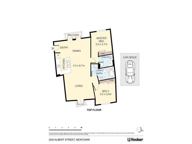 20/6 Albert Street, Newtown NSW 2042 Floorplan