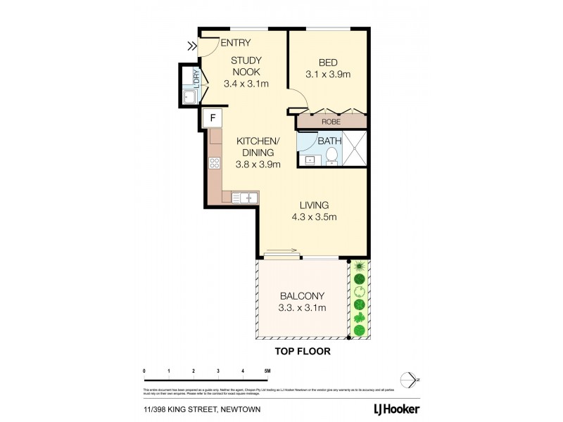 11/398-402 King Street, Newtown NSW 2042 Floorplan