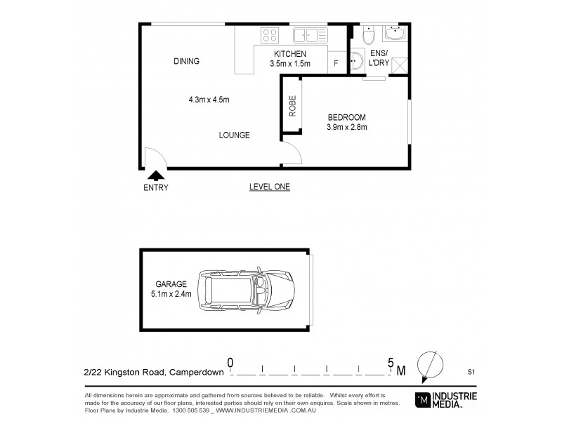 2/22 Kingston Road, Camperdown NSW 2050 Floorplan
