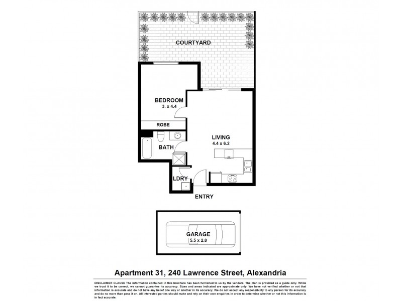 31/240 Lawrence Street, Alexandria NSW 2015 Floorplan