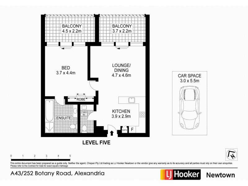 A43/252 Botany Road, Alexandria NSW 2015 Floorplan