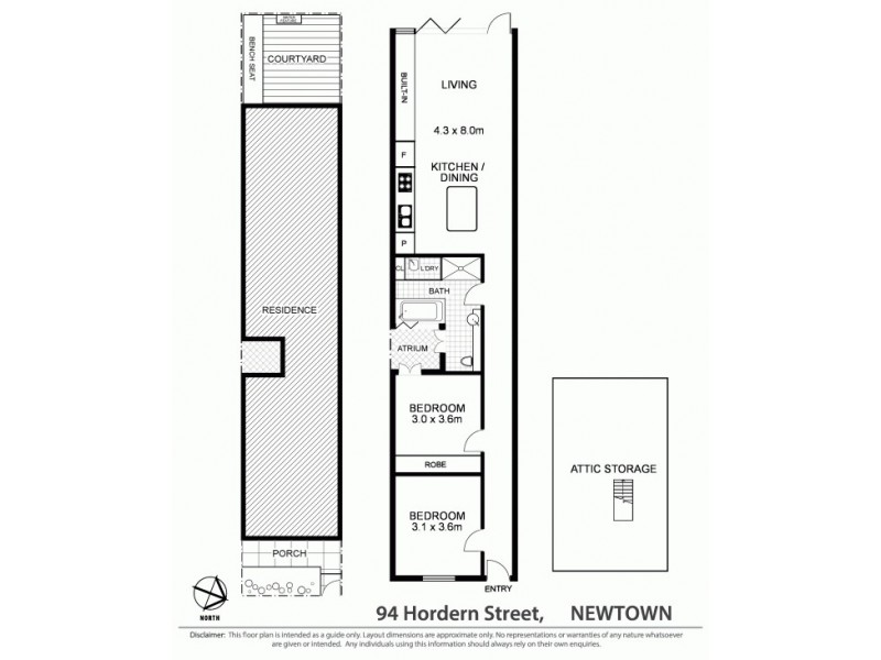 94 Hordern Street, Newtown NSW 2042 Floorplan