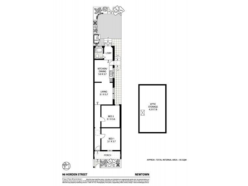 96 Hordern Street, Newtown NSW 2042 Floorplan
