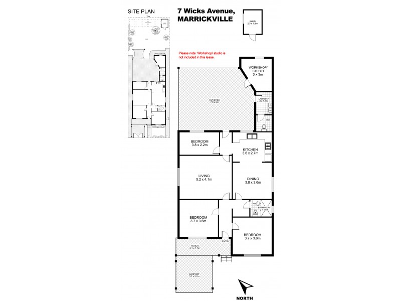 7 Wicks Avenue, Marrickville NSW 2204 Floorplan