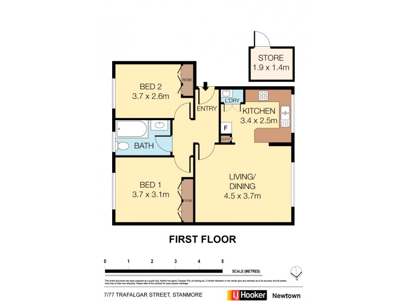 7/77 Trafalgar Street, Stanmore NSW 2048 Floorplan