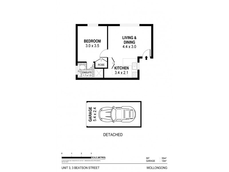 3/3 Beatson Street, Wollongong NSW 2500 Floorplan