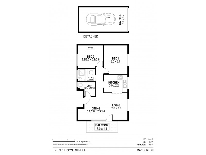 3/17 Payne Street, Mangerton NSW 2500 Floorplan