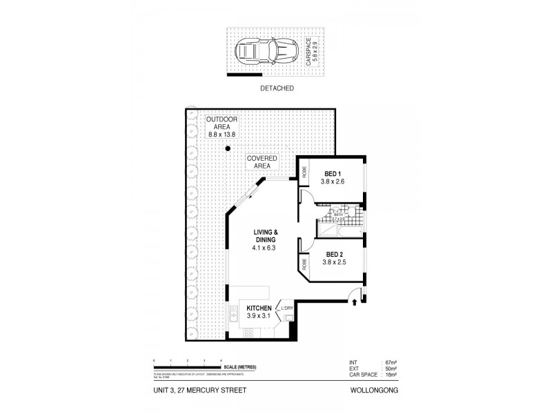 3/27 Mercury Street, Wollongong NSW 2500 Floorplan