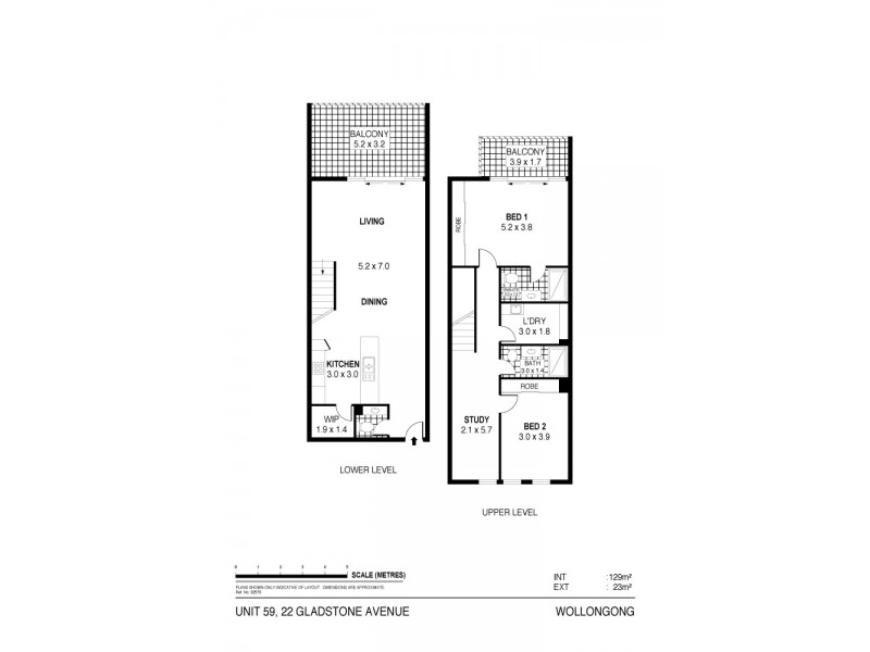 59/22 Gladstone Ave, Wollongong NSW 2500 Floorplan