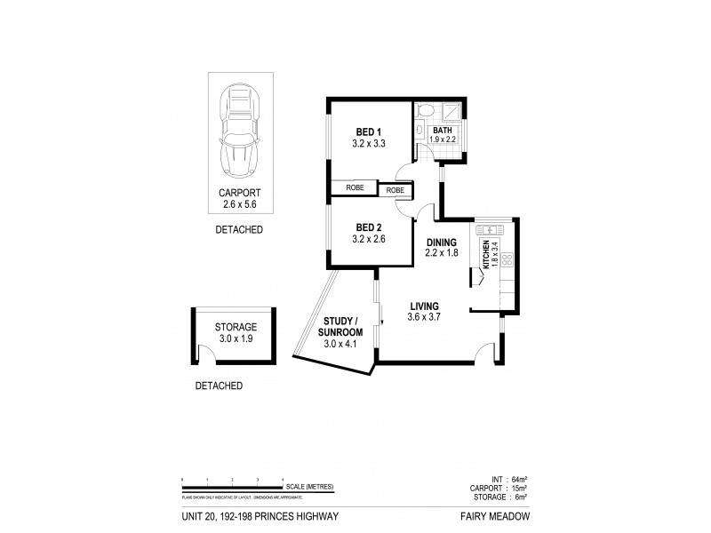 20/192-198 Princes Highway, Fairy Meadow NSW 2519 Floorplan