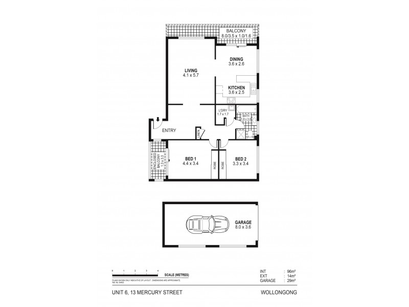6/13 Mercury Street, Wollongong NSW 2500 Floorplan