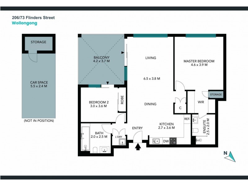 206/73 Flinders Street, Wollongong NSW 2500
