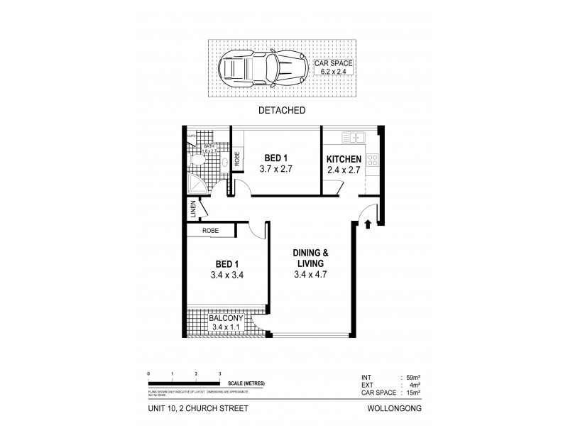 10/2 Church Street, Wollongong NSW 2500 Floorplan