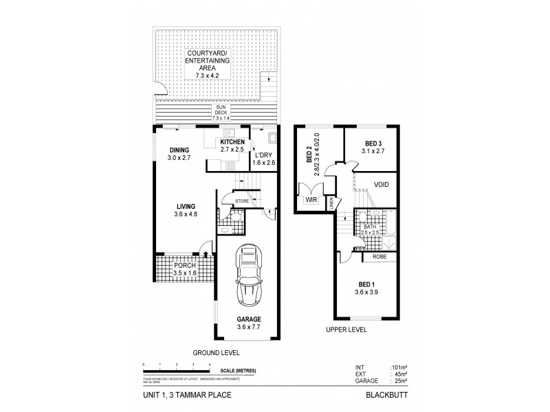 1/3 Tammar Place, Blackbutt NSW 2529 Floorplan
