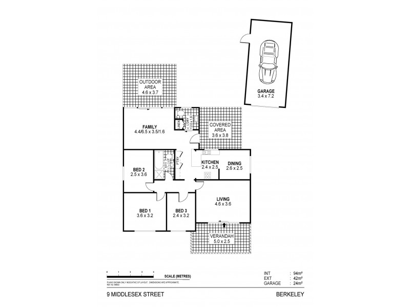 9 Middlesex Street, Berkeley NSW 2506 Floorplan