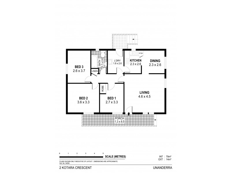 2 Kotara Cres (Warrah Place), Unanderra NSW 2526 Floorplan