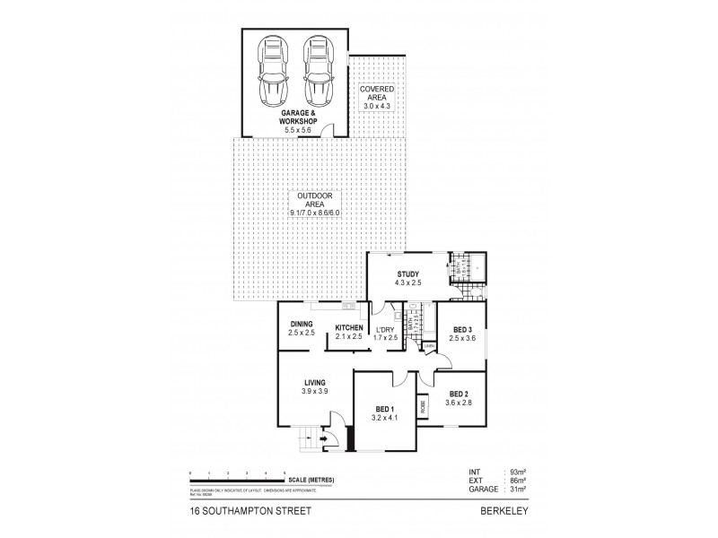 16 Southampton Street, Berkeley NSW 2506 Floorplan