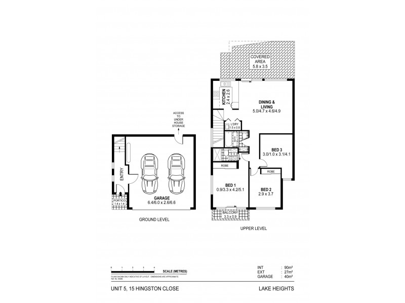 5/15 Hingston Close, Lake Heights NSW 2502 Floorplan