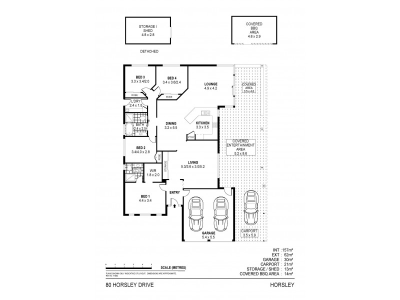 80 Horsley Drive, Horsley NSW 2530 Floorplan