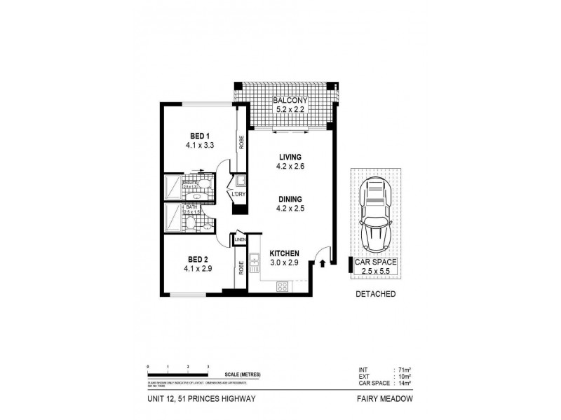 12/5159 Princes Highway, Fairy Meadow NSW 2519 LJ Hooker Wollongong