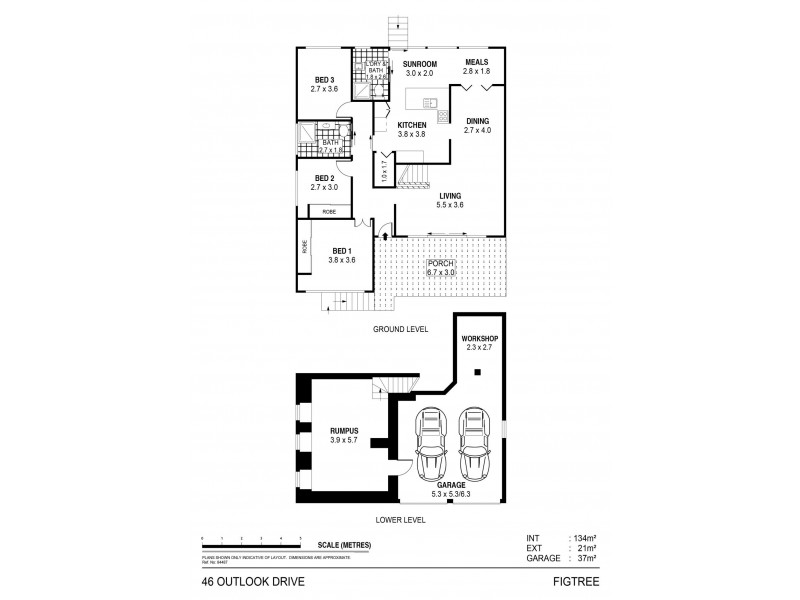46 Outlook Drive, Figtree NSW 2525 Floorplan