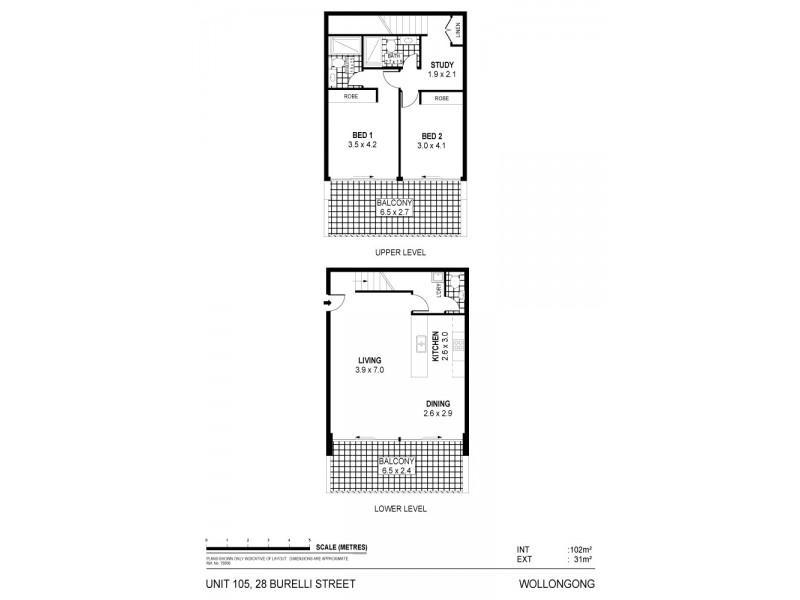 105/28 Burelli Street, Wollongong NSW 2500 Floorplan
