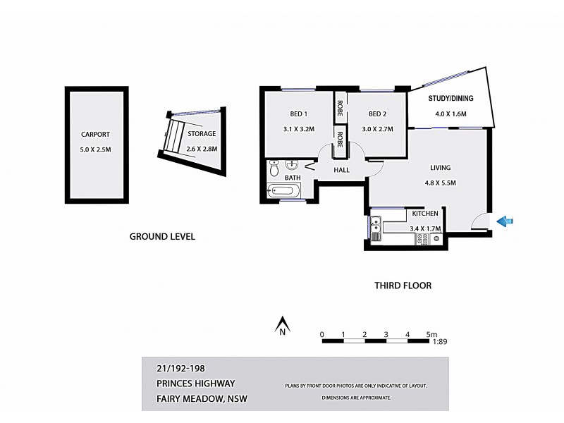 21/192-198 Princes Highway, Fairy Meadow NSW 2519 Floorplan