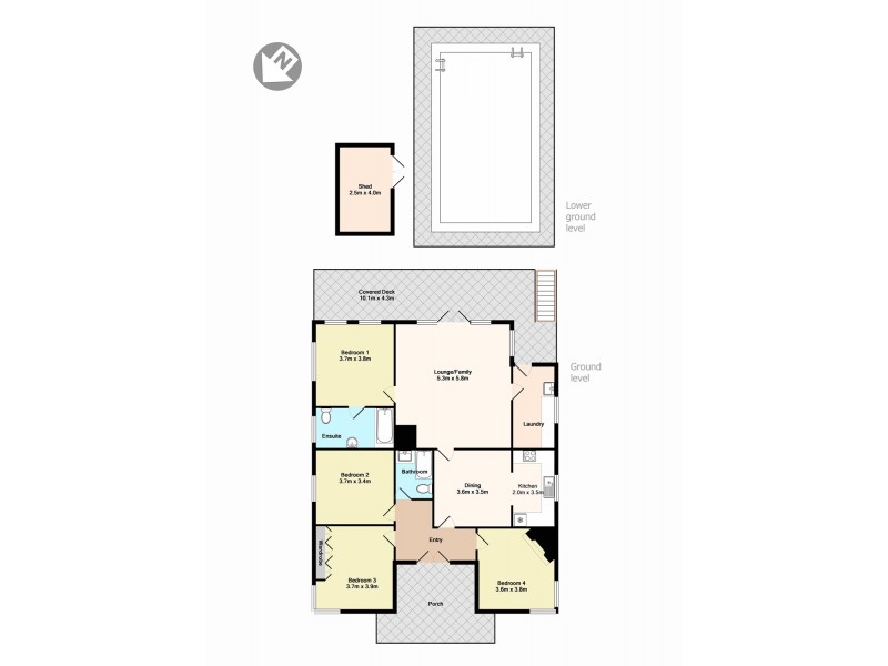 21 Brisbane Avenue, Mount Kuring-gai NSW 2080 Floorplan