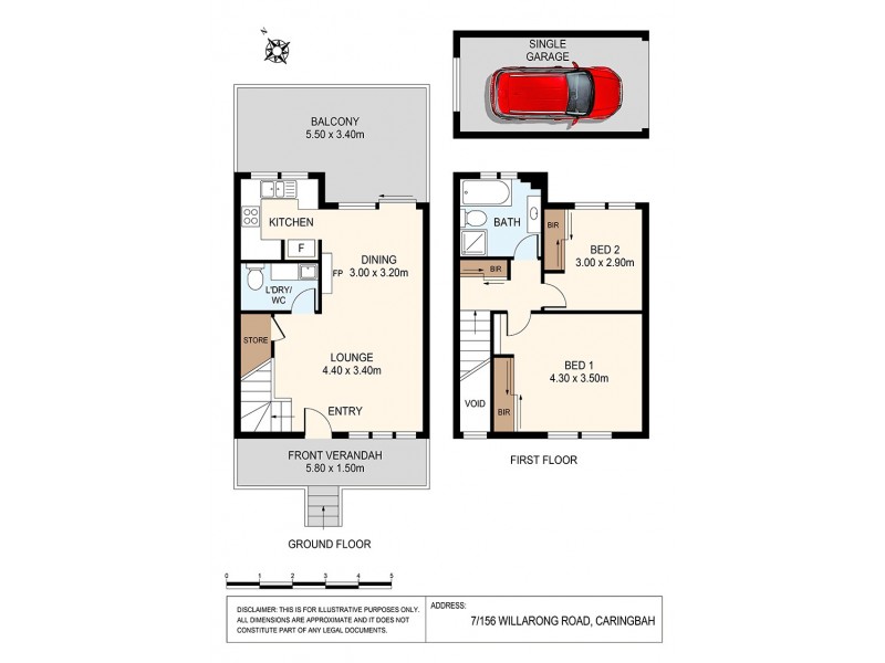 7/156 Willarong Road, Caringbah NSW 2229 Floorplan