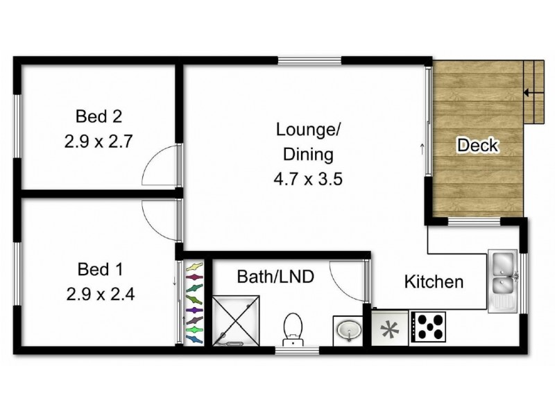 6/34 Main Street, Lowood QLD 4311 Floorplan