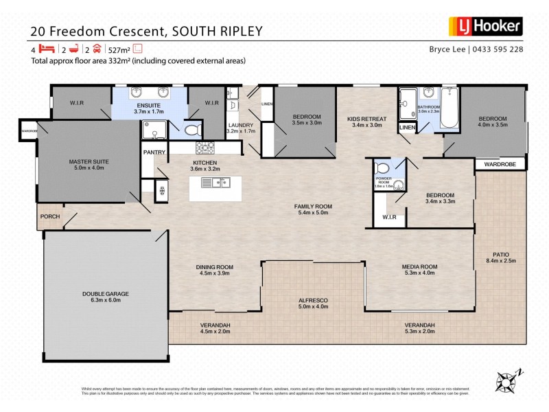 20 FREEDOM CRESCENT, South Ripley QLD 4306 Floorplan