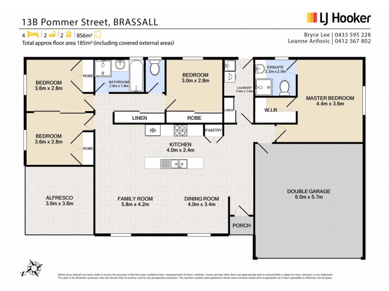 13B Pommer St, Brassall QLD 4305 Floorplan