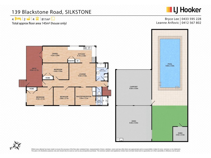 139 Blackstone Road, Silkstone QLD 4304 Floorplan