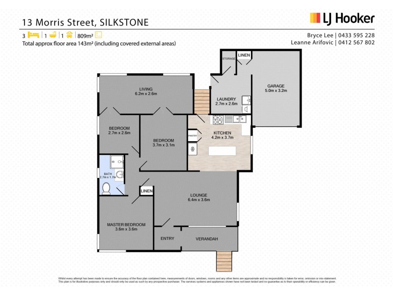 13 Morris Street, Silkstone QLD 4304 Floorplan